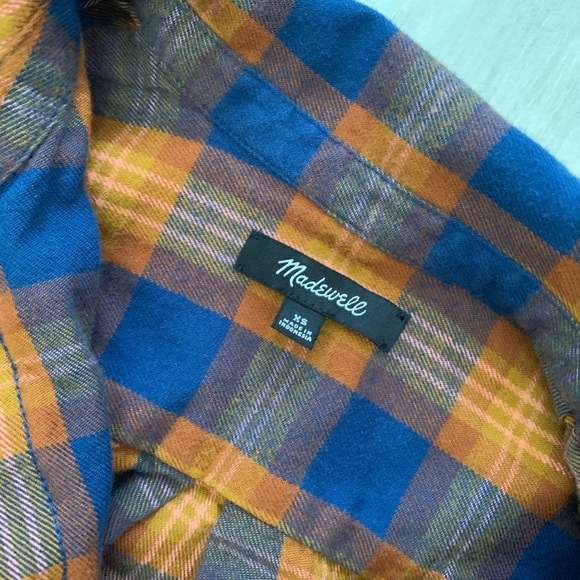 Madewell flannel size extra small. Like New! - Picture 2 of 2